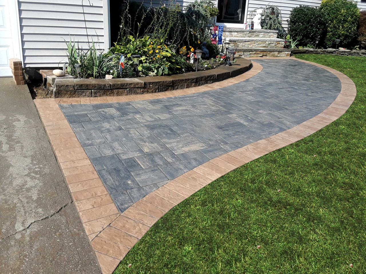 Professional paver installation for patios walkways and driveways
