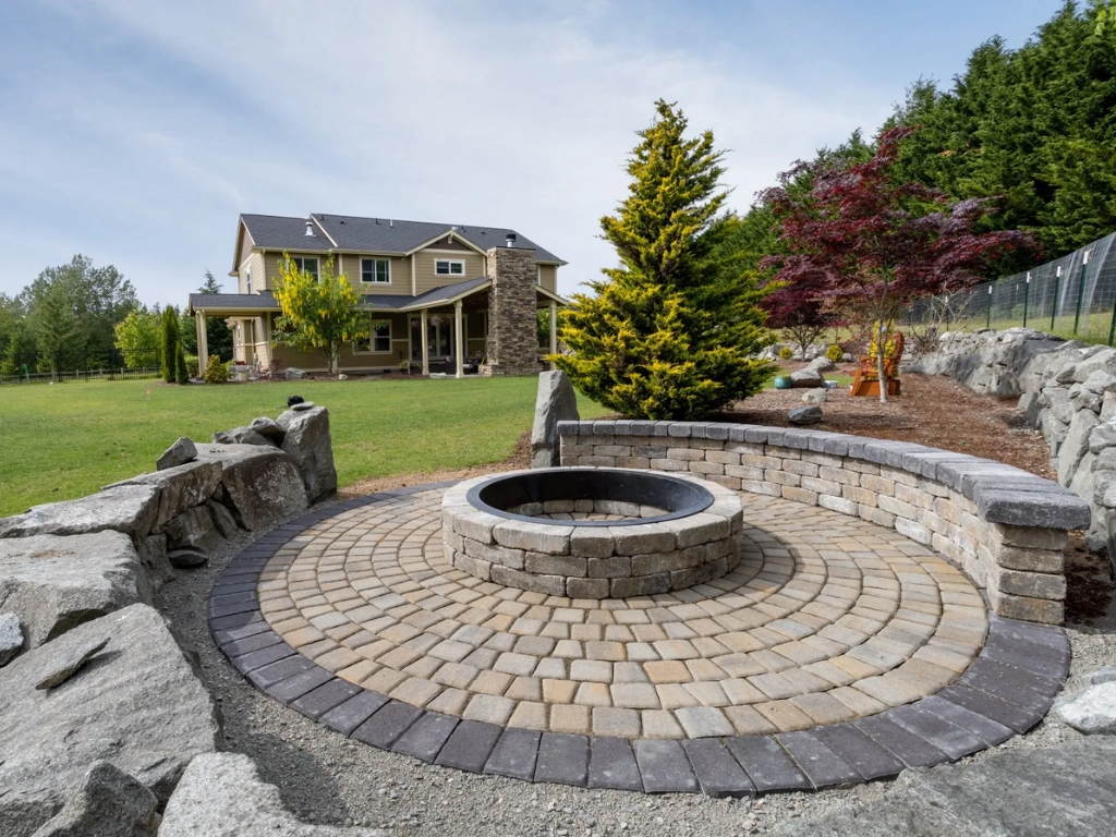 Outdoor paving and hardscape work